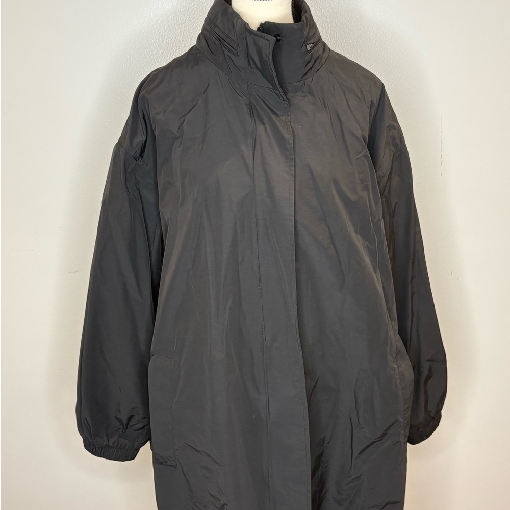 Eileen Fisher Charcoal Rain Jacket